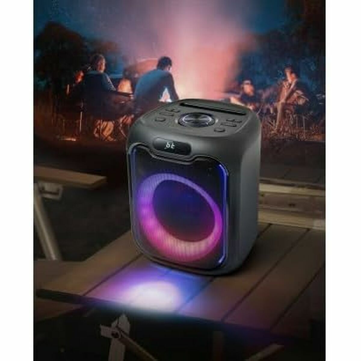 Portable Bluetooth Speakers Muse M-1803 DJ BT 150 W Black-1